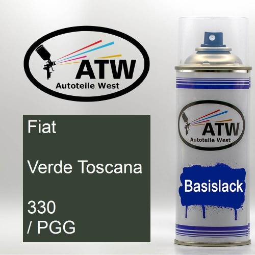 Fiat, Verde Toscana, 330 / PGG: 400ml Sprühdose, von ATW Autoteile West.